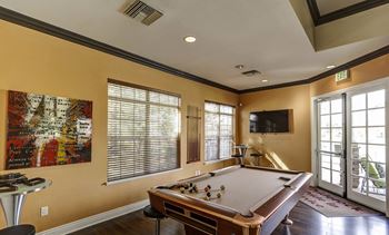 Billiards Table In Clubhouse at Heritage at Stone Mountain, Northglenn